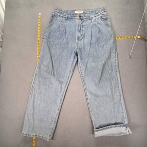 Beslow Jeans Mens Selvedge Light Wash Blue Relaxed Tapered Fits 32x28